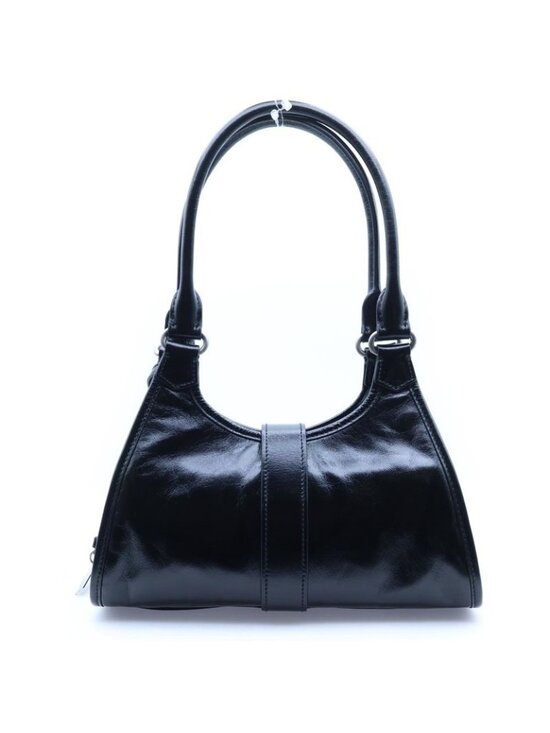 Prada Small Leather Tote Shoulder Black - Picture 2 of 6
